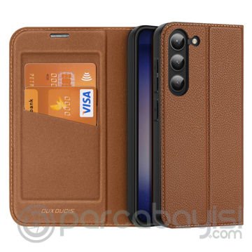 Dux Ducis SM Galaxy S23 Plus Kılıf Skin X2 Series Magnetic PU Deri Manyetik Kapaklı Kılıf