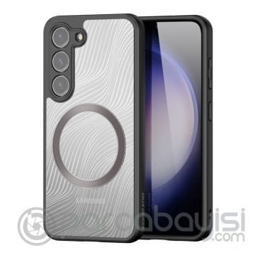 Dux Ducis Samsung S23 Plus Aimo Series MagSafe Premium Buzlu Sert PC-TPU Kılıf