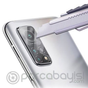 Xiaomi Mi 10T Pro  Tempered Cam Kamera Koruyucu