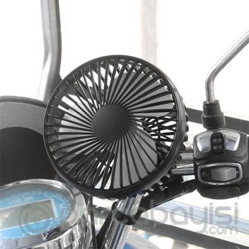 Araç Arka Koltuk Vantilatör Fan Soğutucu 12V-24v