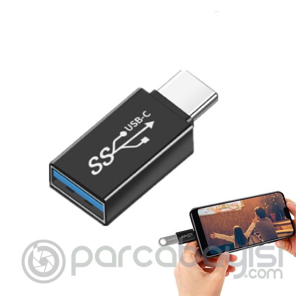 ALLY Dişi USB to Type-C OTG Çevirici Dönüştürücü Adaptör