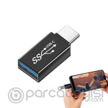 ALLY Dişi USB to Type-C OTG Çevirici Dönüştürücü Adaptör