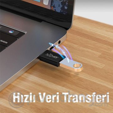 ALLY Dişi USB to Type-C OTG Çevirici Dönüştürücü Adaptör
