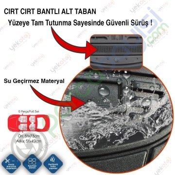 Nissan X-Trail 2007 Sonrası Uyumlu Extra Havuzlu Kesilebilir Siyah Paspas