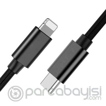 ALLY PD 20W Hızlı Şarj İPhone 14-13-12,11 USB-C to Lightning Şarj Kablosu 1metre