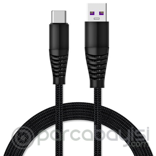 ALLY 5A Ultra Hızlı Şarj USB Şarj Kablosu Type-C 1metre