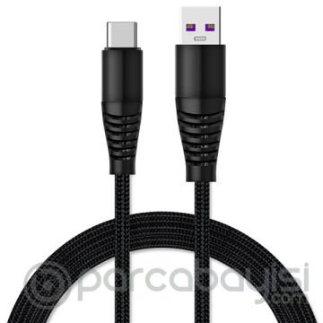 ALLY 5A Ultra Hızlı Şarj USB Şarj Kablosu Type-C 1metre