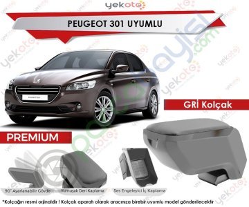 Peugeot 301 Uyumlu Gri Kolçak Kol Dayama Ultra Kaliteli