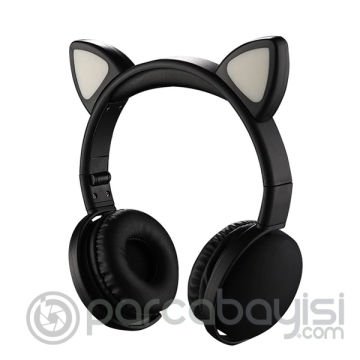ALLY Kedi Kulak Kulaküstü Bluetooth 5.0 Kablosuz Kulaklık