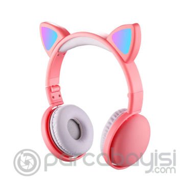 ALLY Kedi Kulak Kulaküstü Bluetooth 5.0 Kablosuz Kulaklık