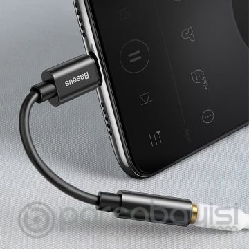 Baseus L54 Usb C AUX kulaklık Adaptörü Usb C 3.5 jack ses kablosu
