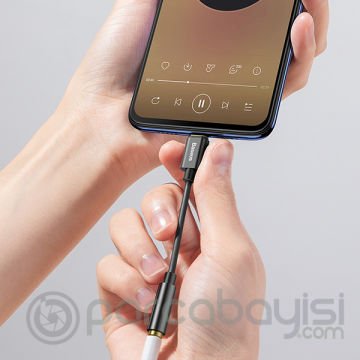 Baseus L54 Usb C AUX kulaklık Adaptörü Usb C 3.5 jack ses kablosu