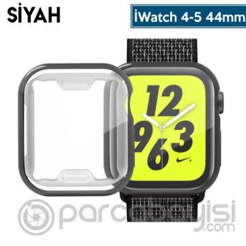 Ally Apple İWatch 6-5-4 44mm 360 Koruma Ultra Slim Silikon Kılıf