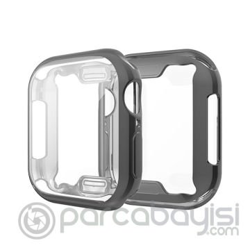 Ally Apple İWatch 6-5-4 44mm 360 Koruma Ultra Slim Silikon Kılıf
