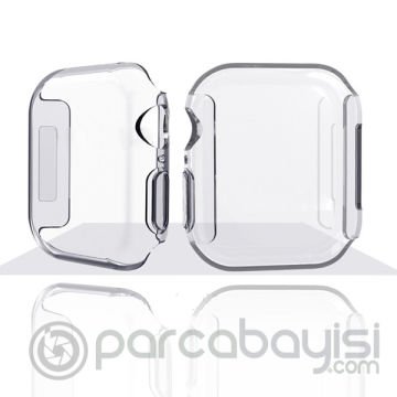 Ally Apple İWatch 6-5-4 44mm 360 Koruma Ultra Slim Silikon Kılıf