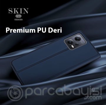 Dux Ducis Xiaomi Poco X5 Pro 5G Kılıf Skin Pro Series Flip Cover Kapaklı Kılıf