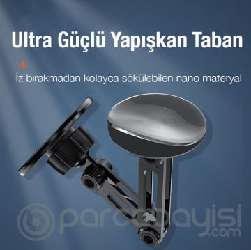 ALLY CZY-F82Y 360 ° Dönebilen MagSafe Araç İçi Telefon Tutucu
