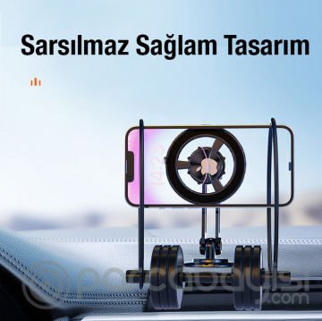 ALLY CZY-F82Y 360 ° Dönebilen MagSafe Araç İçi Telefon Tutucu