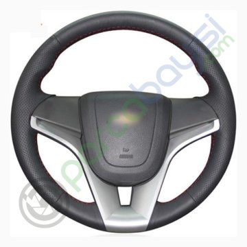 Chevrolet Aveo 2011-14 Araca Özel Dikişli Deri Direksiyon Kılıfı