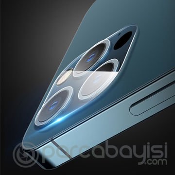 iPhone 12 Pro Max 6.7 Hat-Prince 9H 3D Full Tempered Cam Kamera Koruyucu