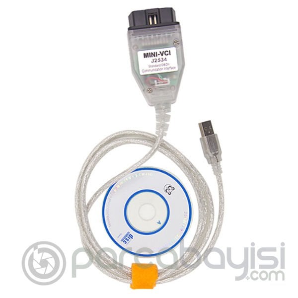 Mini Vci J2534 OBD2 Toyota TIS Techstream Arıza Tespit Cihazı(V14.30.023 FT232RL)