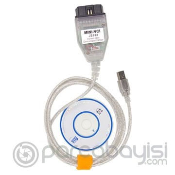 Mini Vci J2534 OBD2 Toyota TIS Techstream Arıza Tespit Cihazı(V14.30.023 FT232RL)