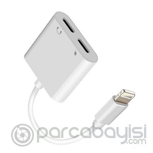 ALLY MH-86Y Plus İPhone 12-11-XS-XR -8-7 Çift Giriş Dijital Ses Adaptörü