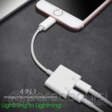ALLY MH-86Y Plus İPhone 12-11-XS-XR -8-7 Çift Giriş Dijital Ses Adaptörü