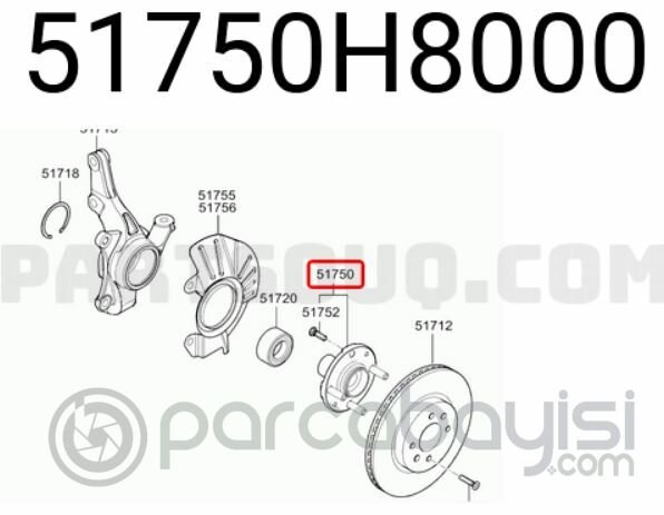Rio Stonic Ön Teker Poryası Orjinal | 51750H8000