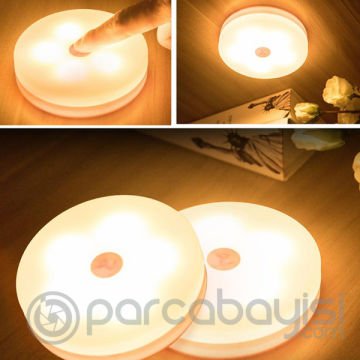 ALLY Mini 5 Led Usb Şarjjlı Tuşlu Gece Lambası Led