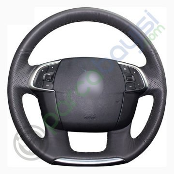 Citroen C4 2011-15 Araca Özel Dikişli Deri Direksiyon Kılıfı