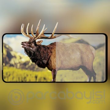 Ally Sm Galaxy A21-A21S 3D Full Glue Tempered Cam Ekran Koruyucu
