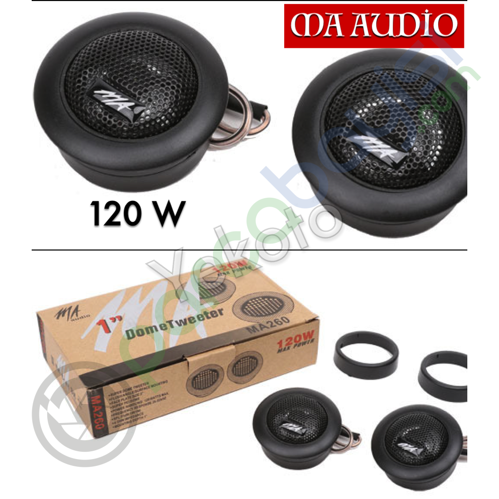 Tweeter Seti 120W 2 Adet Oto Mini Hoparlör Seti