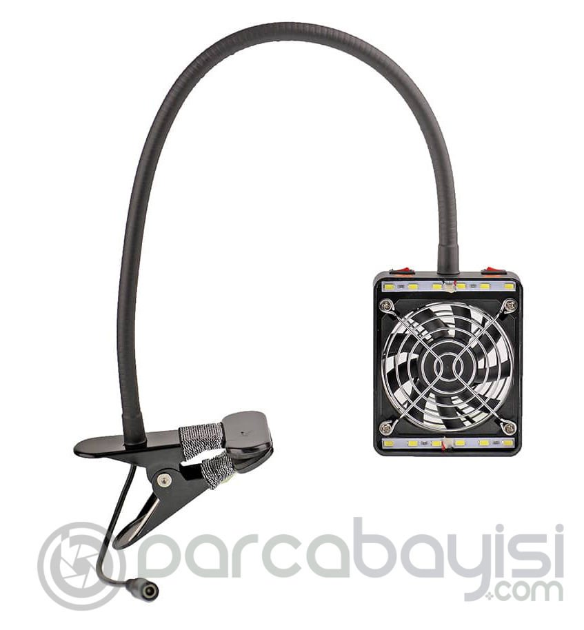 Ally M1 Çalışma Masası Led Soğutucu Işıklı Fan