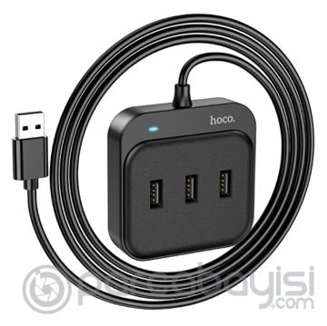 Hoco HB31 Easy 4in1 USB to 4x USB2.0 HUB Çevirici Dönüştürücü Adaptör 1.2m