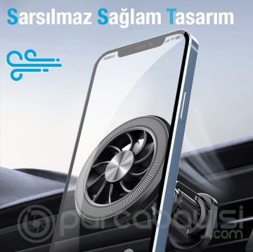 ALLY ML-216 MagSafe Araç İçi Havalandırma Telefon Tutucu