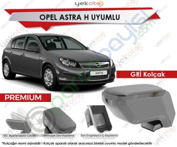 Opel Astra H Uyumlu Gri Kolçak Kol Dayama Ultra Kaliteli