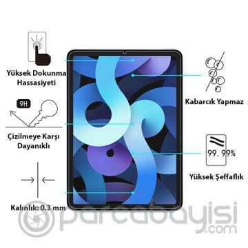 ALLY iPad Mini 6 Tempered Kırılmaz Cam Ekran Koruyucu