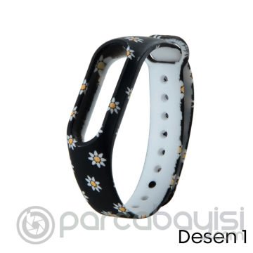 Xiaomi Mi Band 2 Akıllı Bileklik Kordonu Desenli