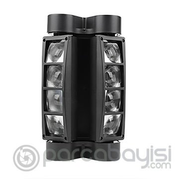 Ally 8x3W RGBW Led Mini Spider Light Hareketli Led Eğlence Disko Işığı
