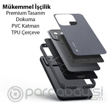 Dux Ducis Xiaomi 13 Fino Serisi Premium Dokuma Silikon Kılıf