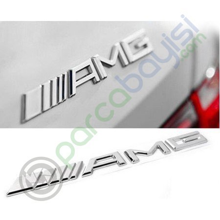 Amg Metal 3D Amblem Monogram Logo Orjinal Kalite