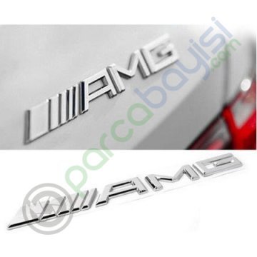 Amg Metal 3D Amblem Monogram Logo Orjinal Kalite