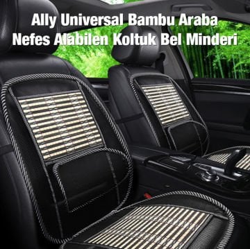 Ralf Universal Bambu Araba Nefes Alabilen Koltuk Bel Minderi