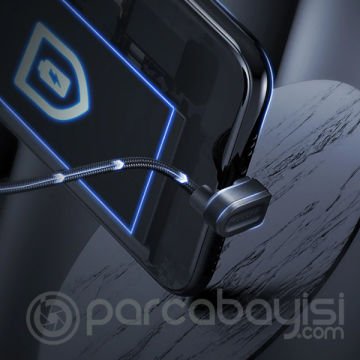 KUULAA U-shape Mobile Game İPhone Oyuncu Şarj Kablosu 1Metre