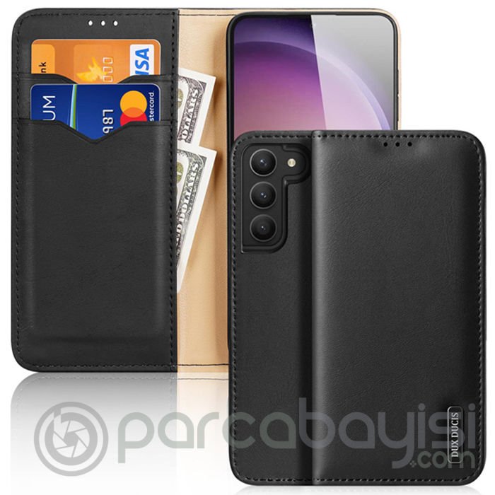 Dux Ducis SM Galaxy S23 Plus Kılıf Mıknatıslı Cüzdanlı Deri Kılıf Hivo Series