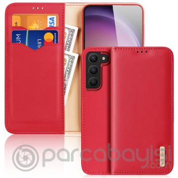 Dux Ducis SM Galaxy S23 Plus Kılıf Mıknatıslı Cüzdanlı Deri Kılıf Hivo Series