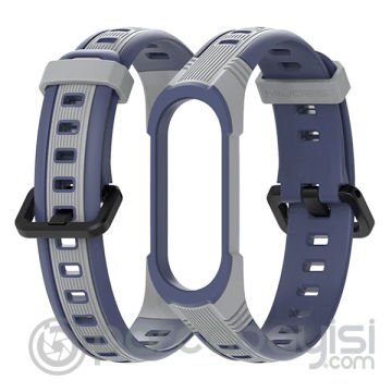 Mijobs Xiaomi Mi Band 5-4 Çift Renk Kayış Kordon