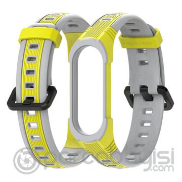 Mijobs Xiaomi Mi Band 5-4 Çift Renk Kayış Kordon