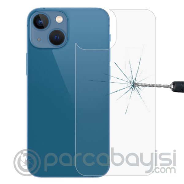Ally iPhone 13 Mini 5.4inç Tempered Arka Cam Koruyucu